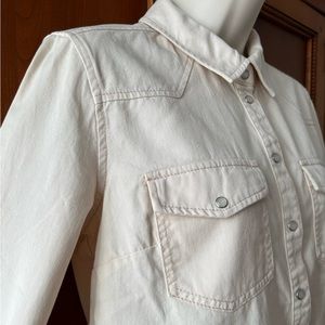 Now & Gen Sonoma - Western style cream shirt